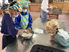 パンケーキ作り(1)