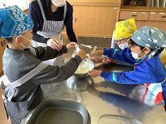 パンケーキ作り(3)