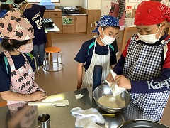 パンケーキ作り(2)